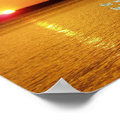 1 John 4:16 Sunset Poster (Hoek)