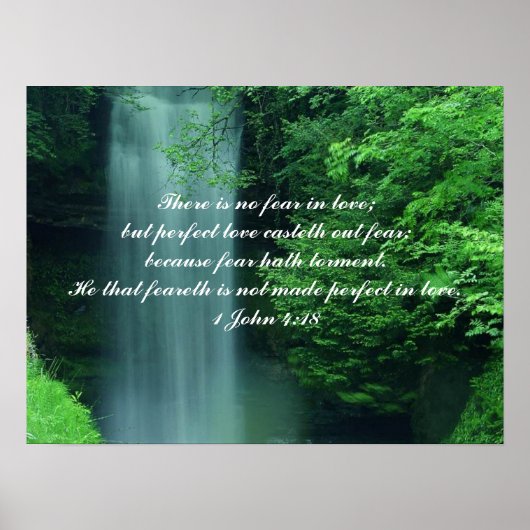 1 John 4:18 Poster (Voorkant)