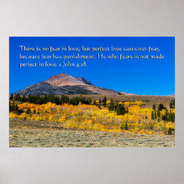 1 John 4:18 Poster