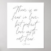 1 John 4:18 Script Poster (Voorkant)