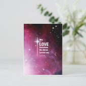 1 John 4:19 Briefkaart (Staand voorkant)