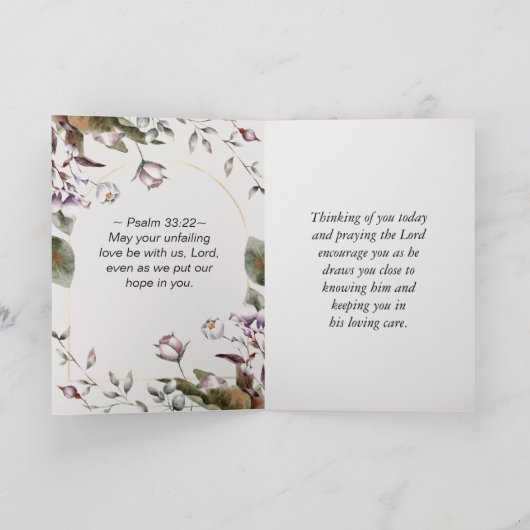 1 John 4:19 We love beerce He first loved us Kaart (Binnen)