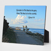 1 John 4:4 Fotoplaat (Zijkant)