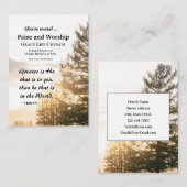 1 John 4:4 Greater is He in You Church Event Visitekaartje (Voorkant / Achterkant)