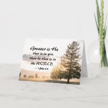 1 John 4:4 Greater is hij die in jou zit