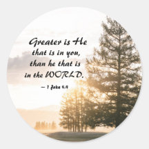 1 John 4:4 Greater is hij die in jou zit