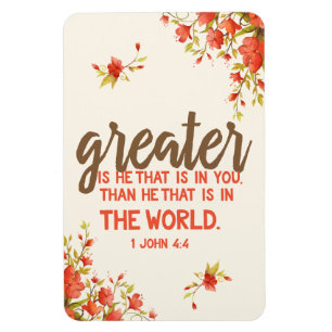 1 John 4:4 Groter is hij die in U Scripting is Magneet