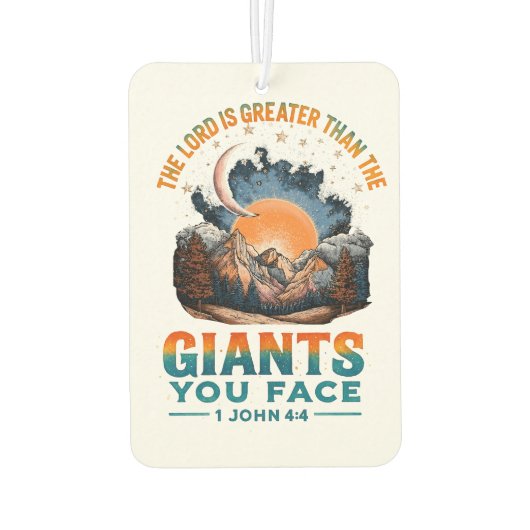 1 John 4:4 Luchtverfrisser (Achterkant)