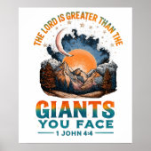 1 John 4:4 Poster (Voorkant)