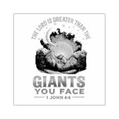 1 John 4:4 Rubberstempel (Afrduk)