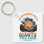 1 John 4:4 Sleutelhanger (Voorkant)