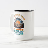 1 John 4:4 Tweekleurige Koffiemok (Voorkant links)