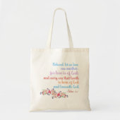 1 John 4:7 Bijbeltekst Verse regenboog Tote Bag (Voorkant)