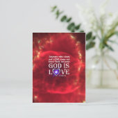 1 John 4:8 Briefkaart (Staand voorkant)