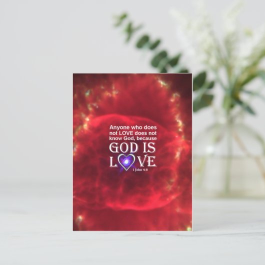 1 John 4:8 Briefkaart (Staand voorkant)