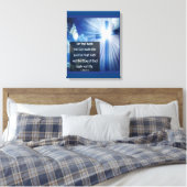 1 John 5:12 Canvas Afdruk (Insitu (Slaapkamer))
