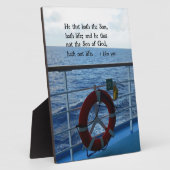 1 John 5:12 Hij die door de Zoon, het leven van de Fotoplaat (Zijkant)