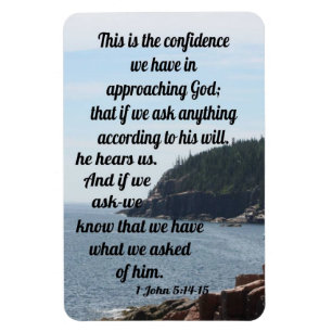 1 John 5:14-15 Magneet