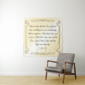 1 John 5:20 Wandkleed (In situ)