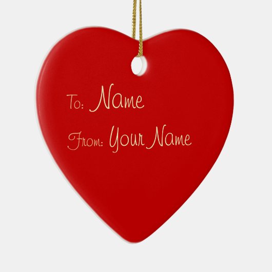 1 KANT / DIY ~ Gift Label Ornament Hart / 3x2.8 (Rechts)