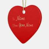 1 KANT / DIY ~ Gift Label Ornament Hart / 3x2.8 (Links)