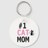 #1 Kat mam Sleutelhanger (Voorkant)