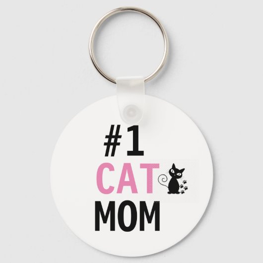 #1 Kat mam Sleutelhanger (Voorkant)