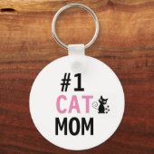 #1 Kat mam Sleutelhanger (Voorkant)