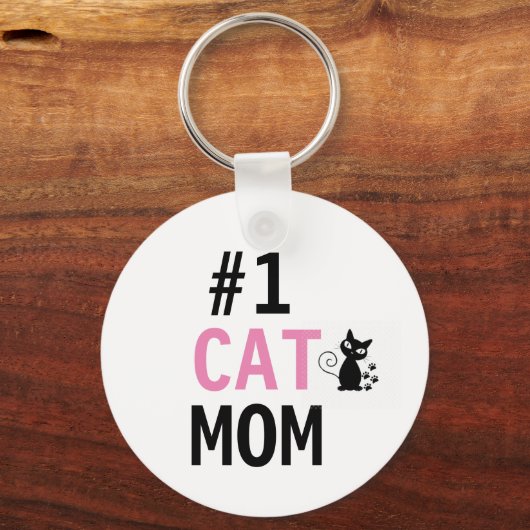 #1 Kat mam Sleutelhanger (Voorkant)