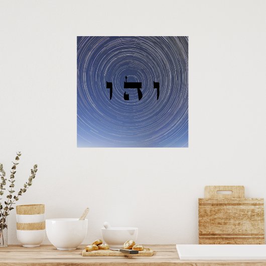 1 keer reizen - 72 namen van God Poster (Keuken)