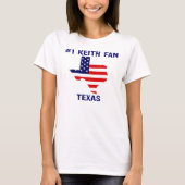 #1 KEITH FAN TEXAS T-SHIRT (Voorkant)