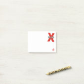 1 Kerstmis met kerstboomversiering + jouw tekst Post-it® Notes (Op bureau)
