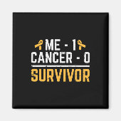 1 Kinderkanker 0 Survivor Awareness Boys Gi Magneet (Voorkant)