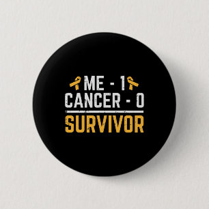 1 Kinderkanker 0 Survivor Awareness Boys Gi Ronde Button 5,7 Cm