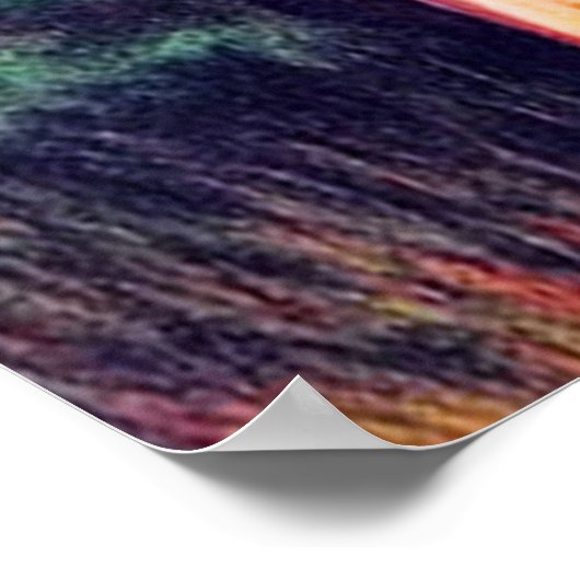 1 Kings 17 God stuurt voedsel naar het Elijah post Poster (Hoek)