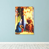 1 Kings 17 God verstrekt voor een Schaduw Canvas (Insitu (Houten vloer))