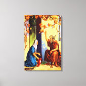 1 Kings 17 God verstrekt voor een Schaduw Canvas (Voorkant)