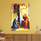 1 Kings 17 God verstrekt voor een Schaduw Canvas (Insitu (Woonkamer))