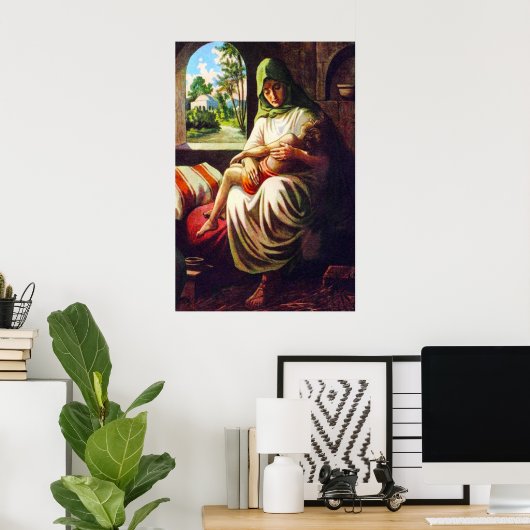 1 Kings 17 The Widow's Son Dies poster (Thuiskantoor)