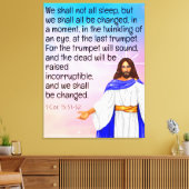 1 Kor. 15:51-52 Canvas Afdruk (Insitu (Woonkamer))