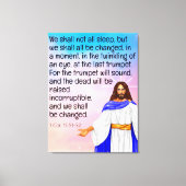1 Kor. 15:51-52 Canvas Afdruk (Voorkant)