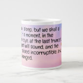 1 Kor. 15:51-52 Grote Koffiekop (Voorkant)