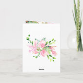 1 Korinthe 13:4-8 Liefde is Geduldig Roze Magnolia Kaart (Achterkant)