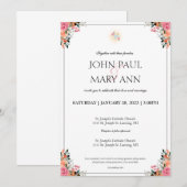 1 Korinthe 13:4 Trouwkaart Kaart (Voorkant / Achterkant)