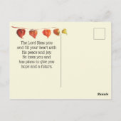 1 Korinthe 15:57 Dank zij God!, Herfst Briefkaart (Achterkant)