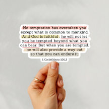 1 Korintiërs 10:13 Christelijke Bijbeltekst
