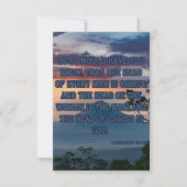 1 Korintiërs 11:3 Bijbelvers PIC Wenskaart Kaart (Voorkant)