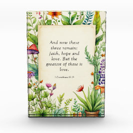 1 Korintiërs 13:13 Christelijk Bijbelvers Fotoblokken