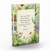 1 Korintiërs 13:13 Christelijk Bijbelvers Fotoblokken (Links)