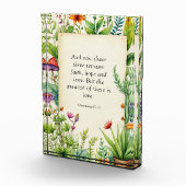 1 Korintiërs 13:13 Christelijk Bijbelvers Fotoblokken (Rechts)